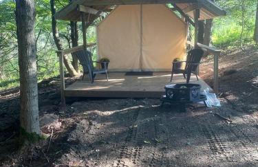 Rustic Safari Tent on a Wonderful Farm Surrounded by Nature for an Amazing Glamping Experience in Otego, New York - Foto 3
