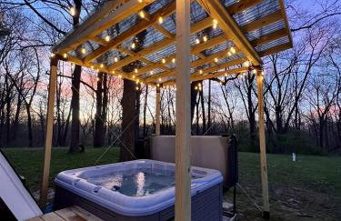Private Wooded Escape Hot Tub Quiet Seclusion Fire Pit Games - Foto 32