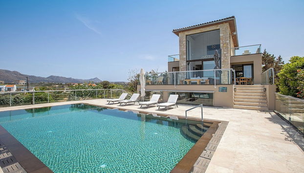 A Luxury Villa in Stavros village - Foto 5, Fachada del alojamiento