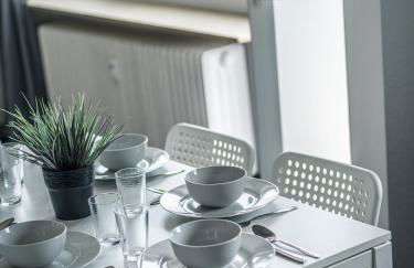 Voll ausgestattete Apartments mit Einzelbetten - Küche - WLAN - PKW-Parkplatz - Foto 25