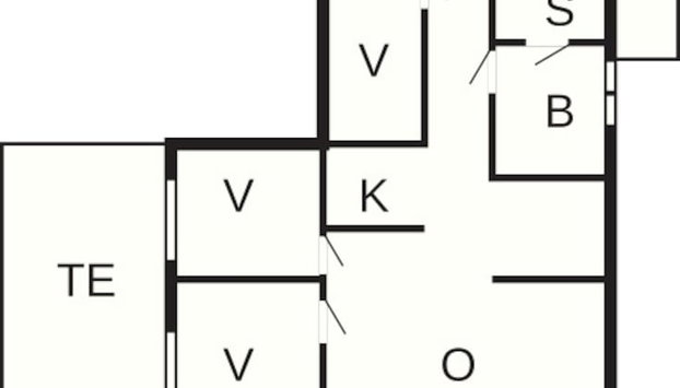 6 Person Holiday Home in Romo - Foto 3, Plano