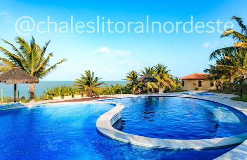 Chalé com piscina privada vista mar-Zumbi-RN - Foto 17