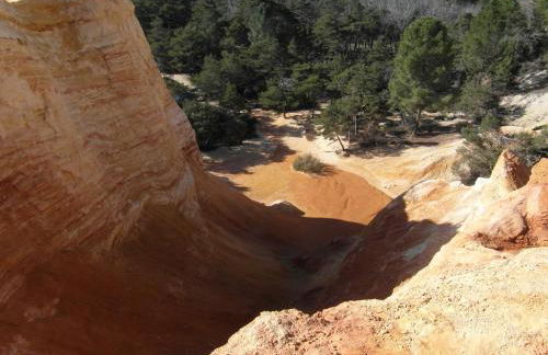 Maison de vacances avec piscine privative, Oustau des Oliviers vue dominante Colorado provençal - Foto 32