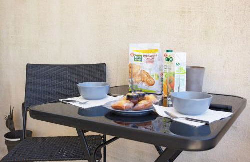 Studio plage 3 étoiles, parking gratuit, terrasse privée - Foto 14