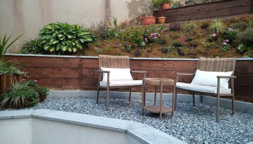 Cosy Coastal Escape with Seaview Terrace - Foto 3, Garden, Garden view