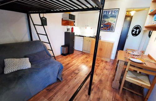 Studio confortable au pied des pistes, Belledonne - FR-1-771-18 - Foto 1