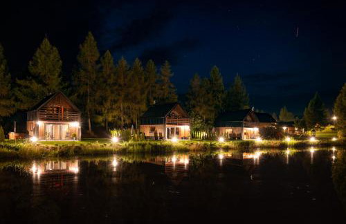 Przystanek Kistówko komfortowe domki z jacuzzi, staw wędkarski, kominek, las, przestrzeń - Foto 70