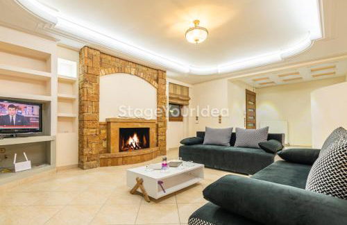 Luxury appartment, only 7 minutes from Thessaloniki airport and 15 minutes from city center ,for 8-23 people also for gatherings and parties - Photo 7