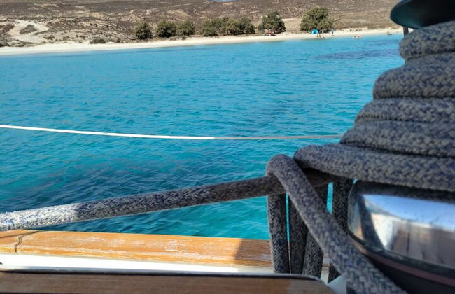 Pequeno grupo, nadar em Rhenia, ver o pôr do sol fm LVenice, freetrans - Foto 14