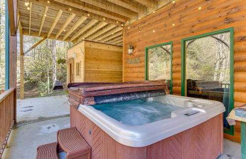 Deck and Sauna Avalon Woods Riverfront Retreat - Foto 32