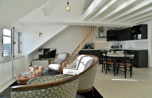 LOstra 2 - Appartement avec mezzanine, front de mer à Cancale sur le Port de La Houle - Foto 1