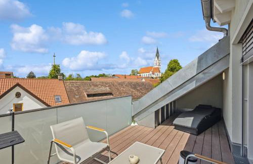 Harmonie Homes - Built in 2025 - High-Quality Beds & Linen - Full Kitchen - Fiber WiFi - 4K Smart TV - 2 Balconies - Elevator - Free Private Parking - Near Augsburg - 20 Min via Autobahn to Munich-West - Foto 7