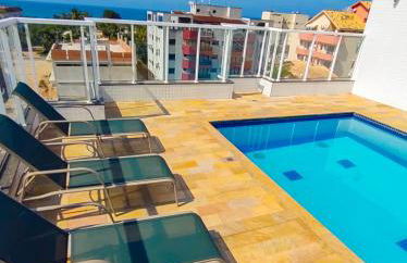 Apartamentos a 200m praia das Toninhas - Condomínio Vista Verde | Piscina na Cobertura com vista Espetacular - Foto 7