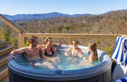 Mtn Views Sleeps 20 Stargazing Dome Hot Tub - Foto 73