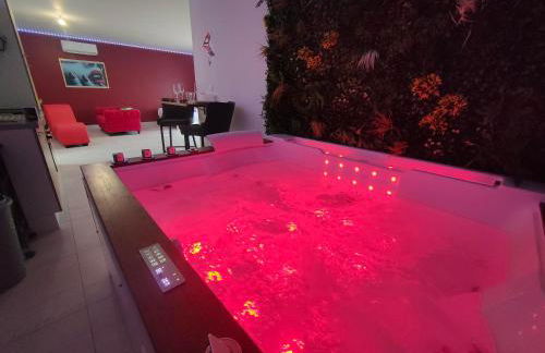 Un amour passionnel,love room,15 min du zoo,balnéo XL privatisée et disponible toute l'année ,piscine couverte et chauffée d'avril à fin septembre à partager avec d'autres logements et elle est privatisée de 20h à 22h - Foto 21