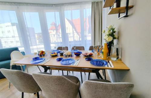 Ulmer Penthouse für 7, Arbeitsplatz, XXL-Dachterrasse, Grill, Wii - Foto 13