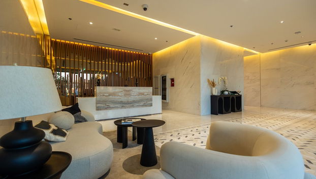 SuperHost - Serene 1BR in District One With Artificial Beach - Foto 3, Vestíbulo