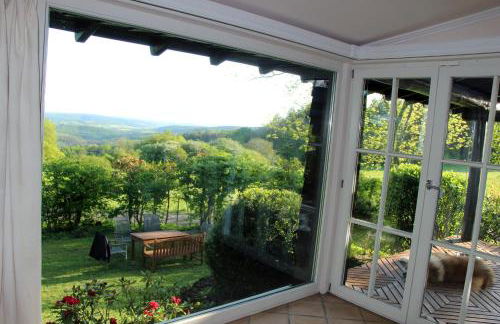 Ferienhaus Vogelsbergblick, Fernblick, Sauna, Kamin, 1700m eingezäunt in Alleinlage - Foto 15