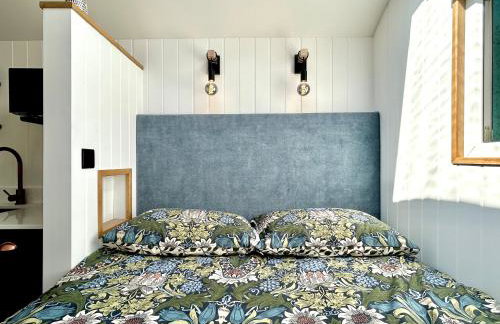 Luxury Shepherds Hut With Wood Fired Hot Tub - Foto 6