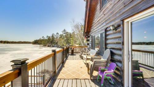 Lakefront Park Rapids Cabin with Decks and Boat Dock! - Foto 2