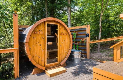 Fox&Hound Cabin: Cold Plunge, Sauna, Hot Tub, Dogs - Foto 7