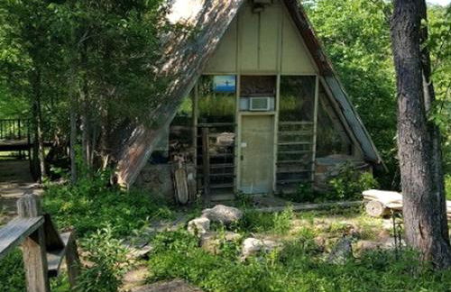Rustic A-Frame Cabin in the Lush Woodlands of Grubville, Missouri - Foto 1