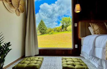 Chale Perfeito com hidromassagem e cafe da manha - 5 min da Rota do Vinho - Aya Chales - Foto 9