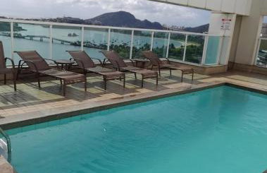 Flat charmoso na ilha de Vitória Praia do Canto - Foto 42