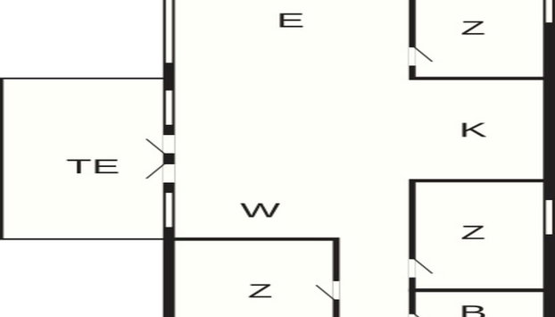 6 Person Holiday Home in Saltum - Foto 3, Plano