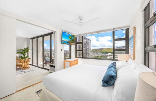 Diamond Head and Ocean views with King Bed and Parking - Foto 20