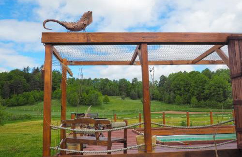 The Old Barn Luksusowa Stodoła z Całorocznym Jacuzzi Kominkiem i Widokiem na Wzgórza i Las dla 8-10 osób na Dolnym Śląsku min 2 noce - Foto 45