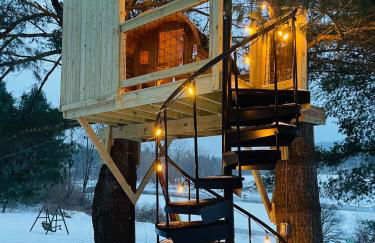 Modern Tiny House with hot tub & river near Stowe - Foto 36