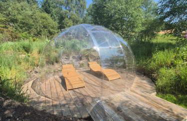 Little Getaway in the Highlands, private sauna and stargazing geodome - Foto 8