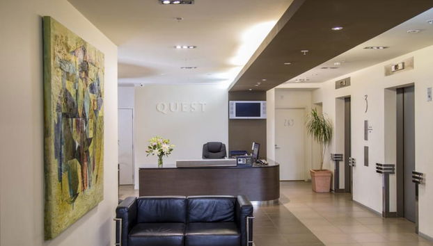 Zona de estar del vestíbulo