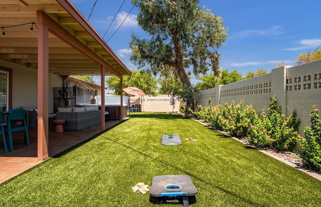 5BR Sleeps 10 Hot Tub Fire Pit Games & Walk to ASU - Foto 29