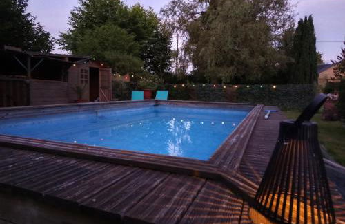 Bungalow 2 pièces, SDB, terrasse, Piscine de mai à octobre - Foto 19