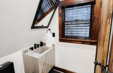 NEW! Cozy & Modern A-Frame in the woods w/HOT TUB - Photo 13