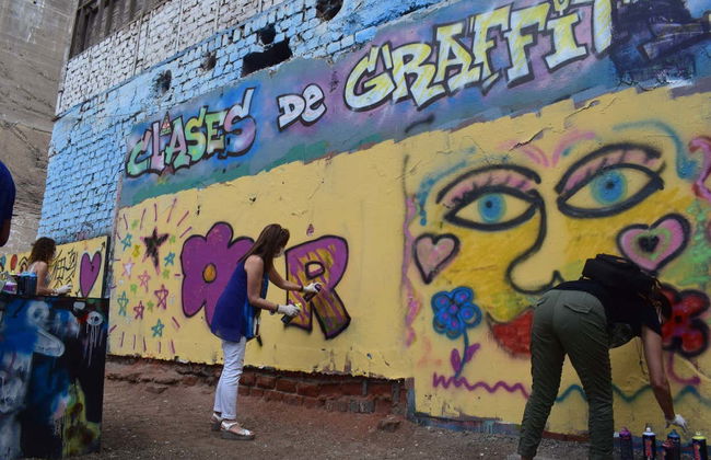 Oficina de grafite em Callao - Foto 7