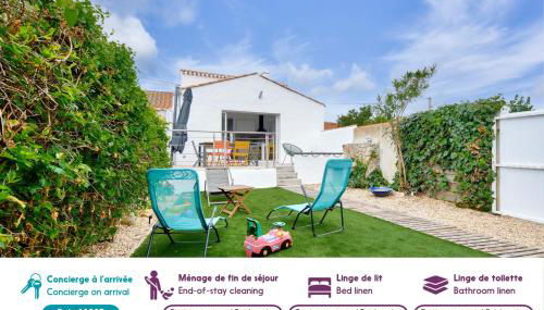 500m de la plage - Maison 6 adultes & 1 enfant - Photo 4, Garden, Garden view