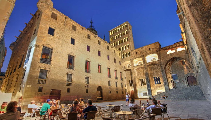 Free tour nocturno por el Barrio Gótico - Foto 2, Detalle de la Plaza del Rey
