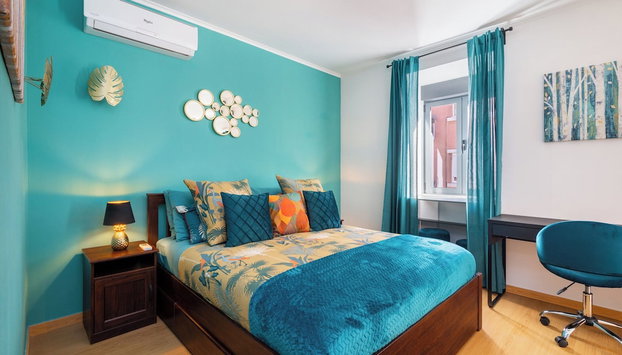 WHome Premium Family Apartment w/ Lift, AC & Barbecue - Foto 5, Habitación