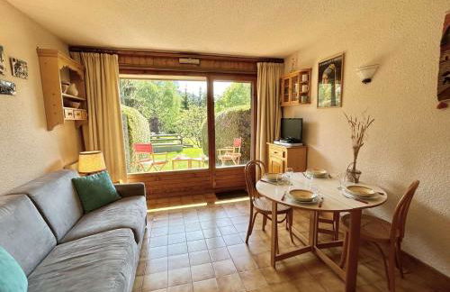 Studio Alcôve Cosy, 4 Pers, Jardin, Parking, Proche Télécabine et Golf - Megève - FR-1-597-21 - Photo 11