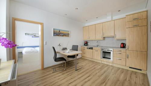 Moderne Fewo "Feuerwache" direkt am Elbdeich bei Moldenhauer - Photo 5, stove, dishwasher, heating, toaster