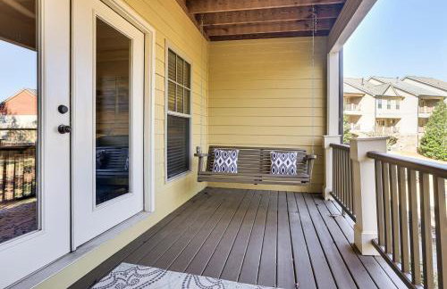 Private Patio, Decks Waterfront Eatonton Townhome - Foto 29