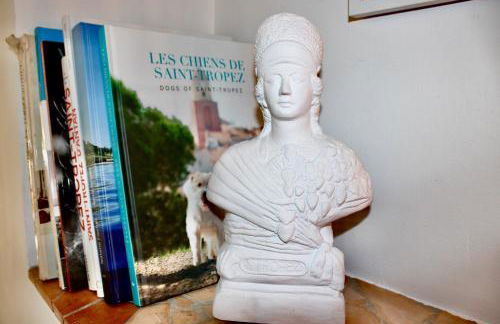 Villa provençale, Golfe Saint Tropez, Climatisée 12 pers, 4 suites, Piscine chauffée, Hammam, Spa, Billard, Pétanque, Wifi professionnel haut débit - Foto 56