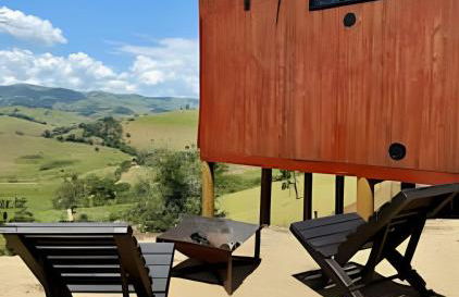 Cabana Tekoá - Teto de vidro e telão de cinema - Foto 26