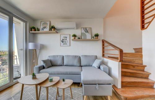 Sunset Duplex - Grand-Rond, Jardin des plantes, centre-ville, 2 BDRs 60m2, AC, Netflix - T3 60m2 avec clim - Foto 7