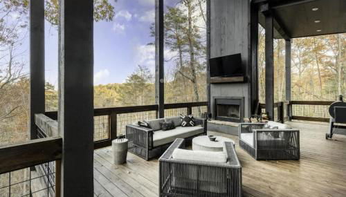 Modern Rustic Cabin with Sprawling Views and Hot Tub - Foto 4