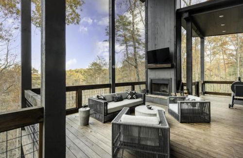 Modern Rustic Cabin with Sprawling Views and Hot Tub - Foto 4