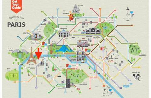 Special! 500m to Eiffel Tower: Duplex with terrace - Foto 18